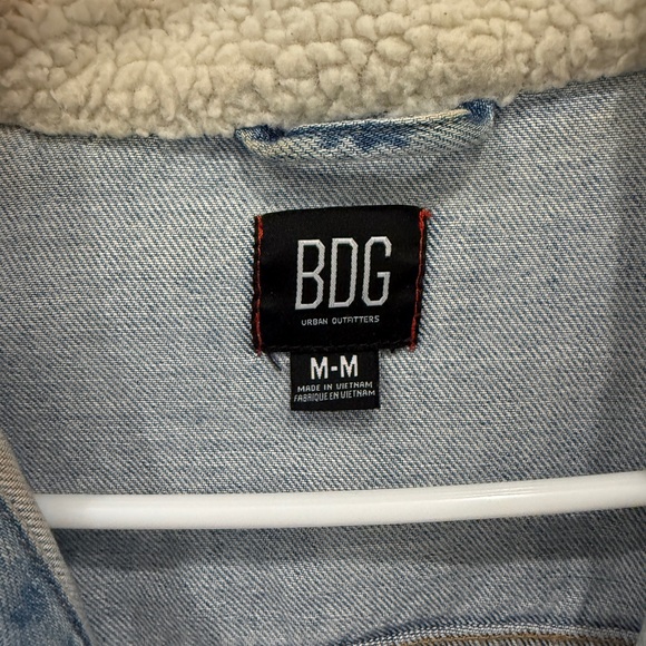 Urban Outfitters BDG Jean a jacket with Sherpa sides - Picture 2 of 4